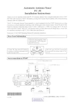 Vertex Standard FC-30 Installation Instructions preview