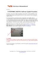 Vertex Standard FTM-350R-E - SOFTWARE UPDATE PROCEDURE Update preview