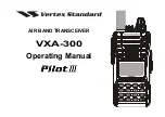 Vertex Standard Pilot III Operating Manual предпросмотр