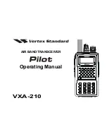 Vertex Standard Pilot VXA-210 Operating Manual предпросмотр