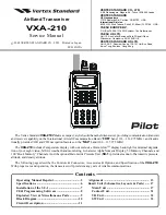 Vertex Standard Pilot VXA-210 Service Manual preview