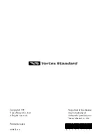 Preview for 40 page of Vertex Standard VX-110 Operating Manual