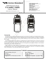 Предварительный просмотр 1 страницы Vertex Standard VX-160EU Service Manual