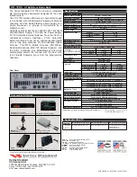 Предварительный просмотр 2 страницы Vertex Standard VX-1700 Series Specifications