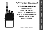 Vertex Standard VX-351-EG3J-1 Operating Manual предпросмотр