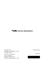 Preview for 20 page of Vertex Standard VX-4100 Series Operating Manual