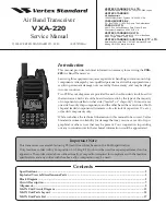 Vertex Standard VXA-200 Service Manual preview