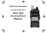 Vertex Standard VXA-300 Pilot III Operating Manual предпросмотр