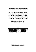 Vertex Standard VXR-9000U-H Operating Manual preview