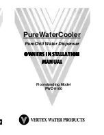 Vertex Water Products PureWaterCooler PureChill PWC-9100 Owners & Installation Manual preview