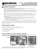 Preview for 1 page of Vertex 1/3 HP Maintenance Instructions