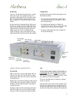 Preview for 4 page of Vertex Aletheia dac-1 User Manual