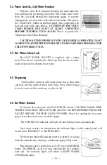 Preview for 13 page of Vertex PureWaterCooler P WC-1 000 Owners & Installation Manual