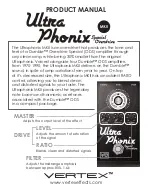 Предварительный просмотр 1 страницы Vertex Ultraphonix MKII Special Overdrive Product Manual