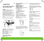 Vertex XTRALIFE 15600 Quick Start Manual preview