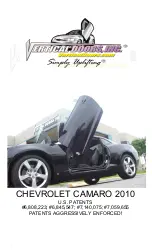 Preview for 1 page of Vertical Doors Simply Uplifting Lambo General Instructions Manual