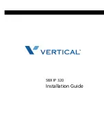 Preview for 1 page of Vertical SBX IP 320 Installation Manual