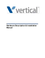 Preview for 1 page of Vertical SUMMIT IP Hardware Description & Installation Manual