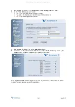 Preview for 3 page of Vertical Xcelerator IP2007 Configuration Manual