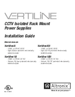 Vertiline Vertiline8i Installation Manual предпросмотр