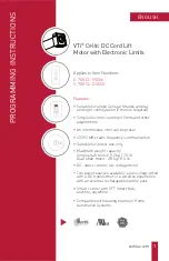 Preview for 2 page of Vertilux VTi CELTIC DC Programming Instructions Manual