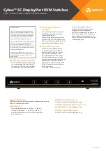 Preview for 2 page of Vertiv Cybex SC 820DP Quick Installation Manual