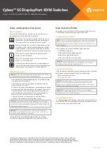 Preview for 3 page of Vertiv Cybex SC 820DP Quick Installation Manual