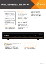 Preview for 2 page of Vertiv Cybex SC 920DP Quick Installation Manual