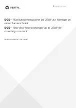 Vertiv DCD Series User Manual preview