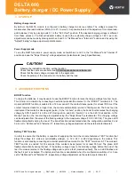 Preview for 3 page of Vertiv DELTA 600 Installation And User Manual