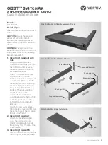 Preview for 1 page of Vertiv GEIST SwitchAir SA1-01001SS Quick Installation Manual