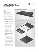 Preview for 1 page of Vertiv GEIST SwitchAir SA1-01002 Quick Installation Manual