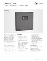 Preview for 1 page of Vertiv Liebert AC8 Installation Manual