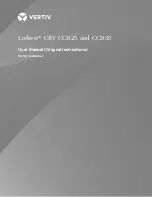 Preview for 1 page of Vertiv Liebert CRV CCD25 User Manual