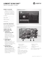Vertiv Liebert iCOM CMS Quick Installation Manual preview