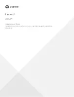 Vertiv Liebert iCOM DP400/500 Installer/User Manual предпросмотр