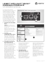 Preview for 7 page of Vertiv Liebert IntelliSlot RDU101 Quick Installation Manual