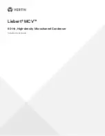 Preview for 1 page of Vertiv Liebert MC Installer/User Manual