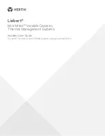 Preview for 1 page of Vertiv Liebert Mini-Mate MT036 Installer/User Manual