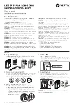 Vertiv LIEBERT PSA itON-SOHO User Manual preview