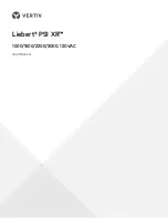 Vertiv Liebert PSI XR 1000 User Manual preview