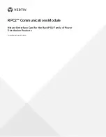 Preview for 1 page of Vertiv LIEBERT RPC2 Installer/User Manual