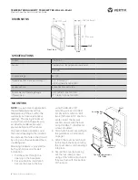 Предварительный просмотр 2 страницы Vertiv Liebert THW420 Product Specifications And Installation Manual