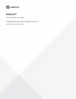 Предварительный просмотр 1 страницы Vertiv NetSure 520406 Installation Manual