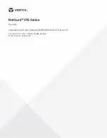 Предварительный просмотр 1 страницы Vertiv NetSure IPE Series Installation And User Manual