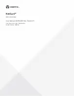 Предварительный просмотр 1 страницы Vertiv NetSure SCC User Manual