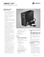 Vertiv PSP500MT3-230U Quick Installation Manual preview