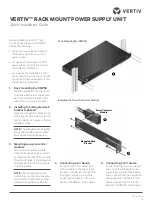 Preview for 1 page of Vertiv RMPSU Quick Installation Manual