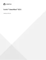 Vertiv SmartRow DCX Installation Manual preview