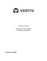 Vertiv VP7551 Instruction Manual preview